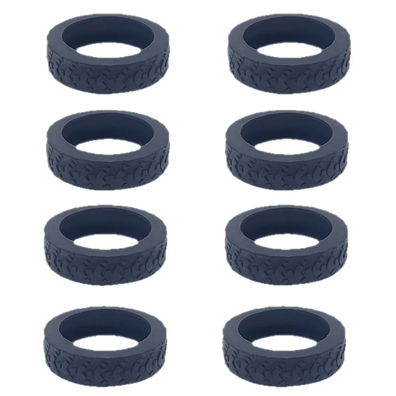 Travel Suitcase Silent Universal Wheels Silicone Wheels Anti-wear Wheel Covers Suitcase Wheel Protection Covers Pull Rods
