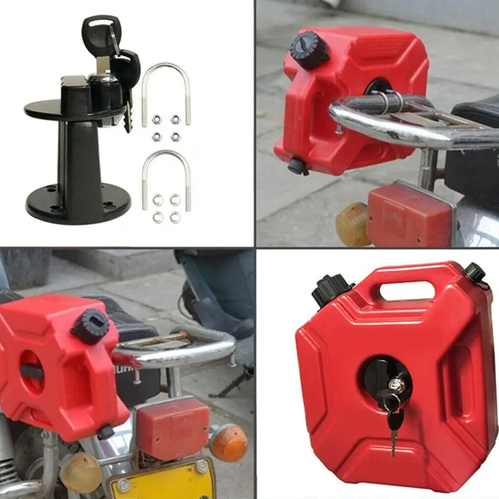 Red 3/5L Fuel Tank Petrol Cans Barrels Can Gas Spare Anti-Static Fuel Jerrycan Pack Mororcycle Can Container Jerry Tank S7Y6