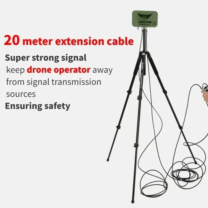 Tri-band signal booster antenna range expander for