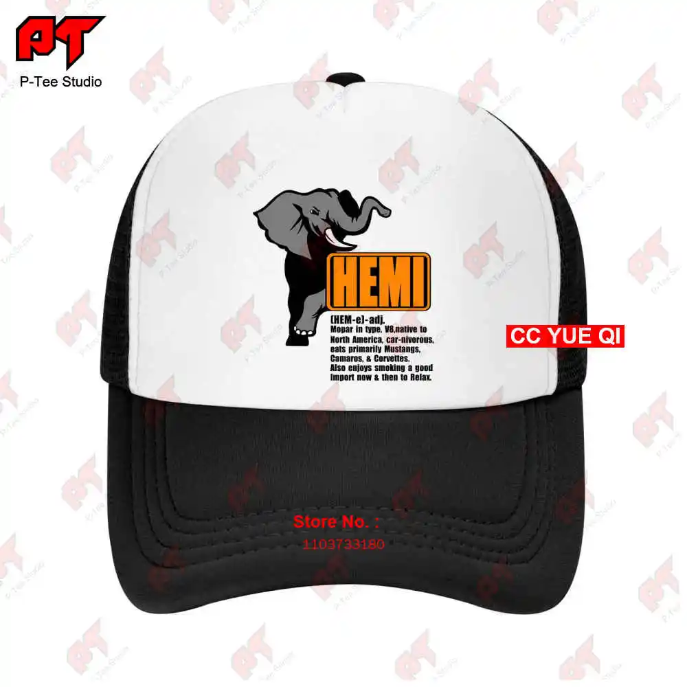 Hemi Elephant Logo Plymouth Mopar Baseball Caps Truck Cap FIQ6