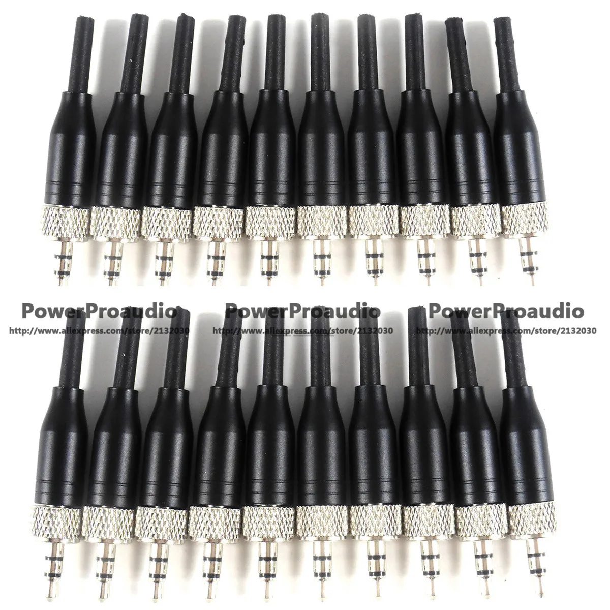 DIY 20pcs/lot Black 3.5 mm 1/8