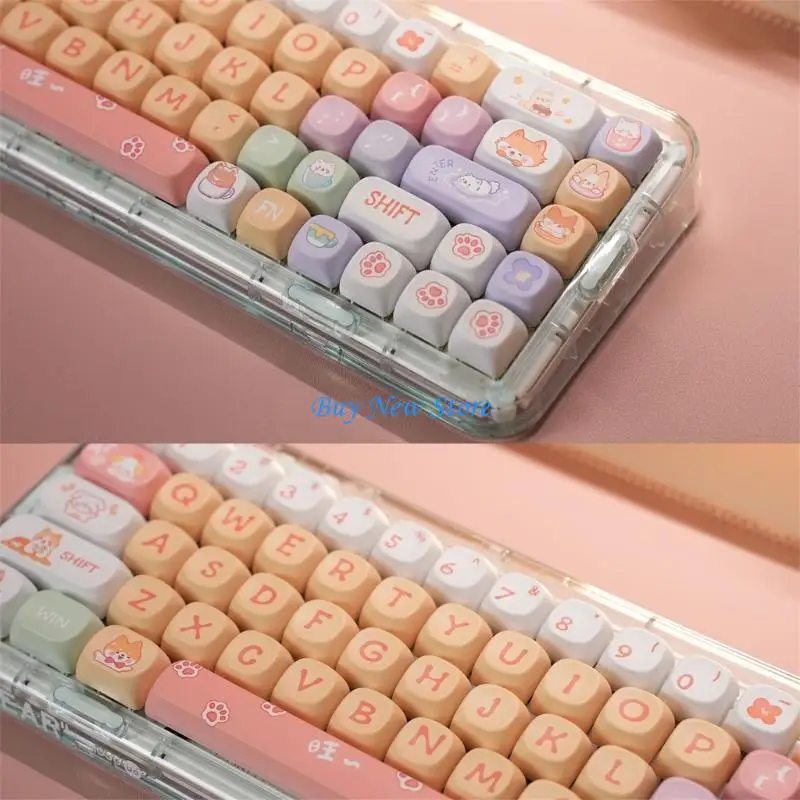 20CE أكمل لوحة المفاتيح الخاصة بك مع مفاتيح Keycaps الخاصة بالحيوانات التي تحمل عنوانًا مخفضًا لجميع أنواع المستخدمين #5