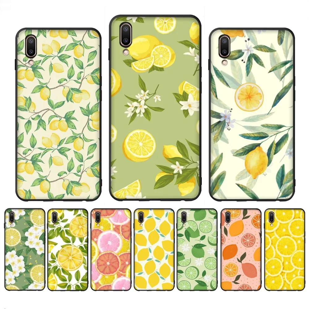 Fruit Lemon Phone Case For Redmi Note 4 X 5 A 6 7 8 Pro T 9 Pro 9S 10 Pro 11 Pro 11S 11Epro PocoM3pro