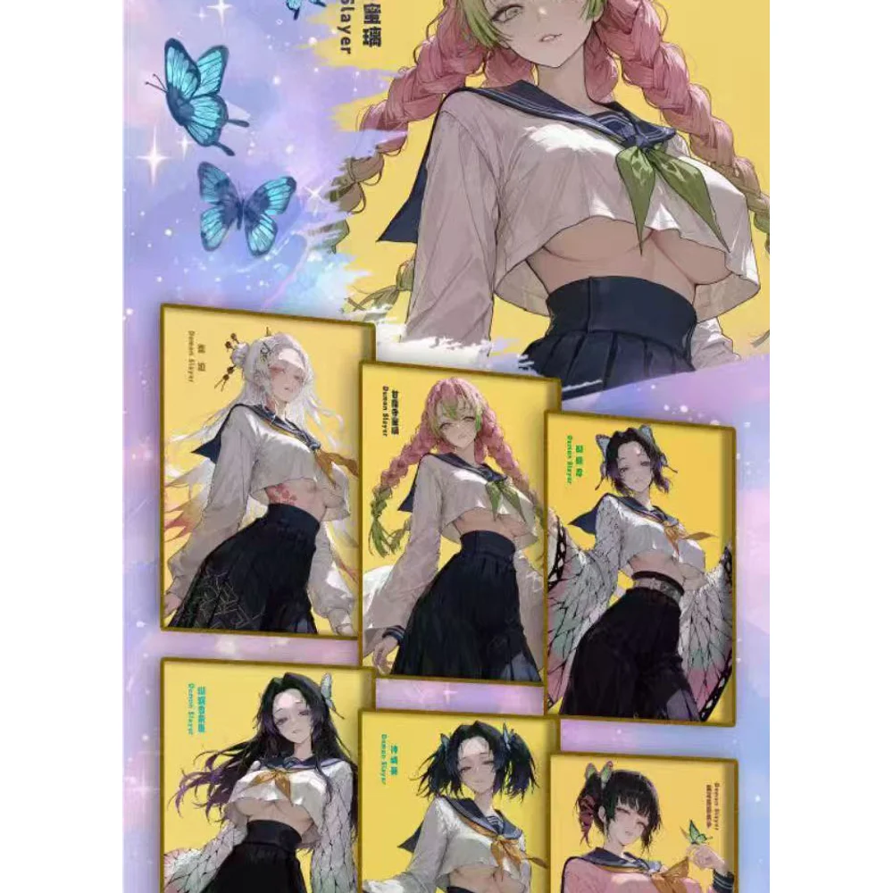 1 กรณี Demon Slayer เทพธิดา Story การ์ดกระดาษสี Board การ์ดสะสมอะนิเมะเทพธิดาบิกินี่กล่องเติมหายากการ์ดของเล่นของขวัญ