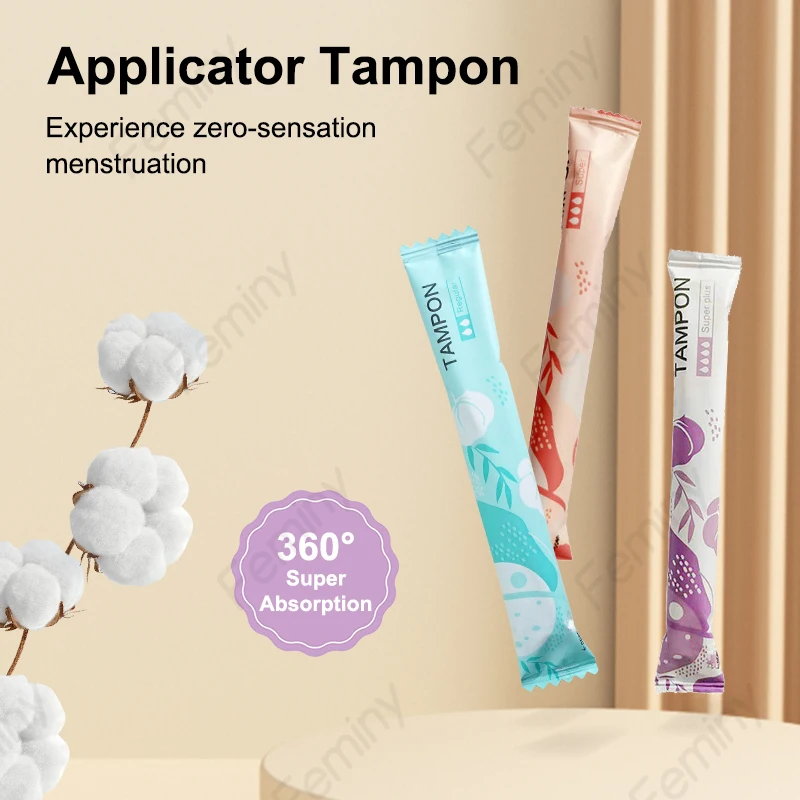 

10PCS Sanitary Pads Monthly Towels Menstrual Tampons Women Daily Hygienic Female Hygiene Women's Reusable Compresses Applicator