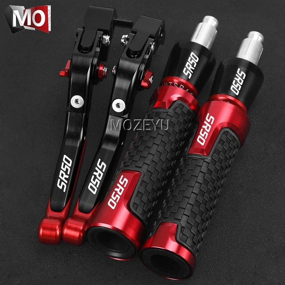 

For APRILIA SR50MY SR 50 MY 2014 2019 2018 2017 2016 2015 Motorcycle Adjustable Brake Clutch Levers Handle Handlebar grips ends