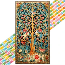 Square/Round Diamond Embroidery Tree Craft Kit Adult Painting Landscape Water Diamond Picture Mosaic Bird Home Decoration
