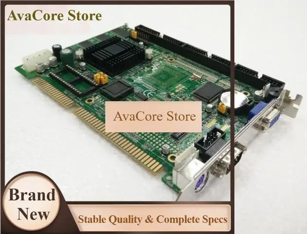 AvaCorePCA-6741 IPC Board PCA-6741F Rev.A2 ISA Slot Industrial Motherboard Half-Size CPU Card PICMG1.0 Mainboard With CPU RAM No