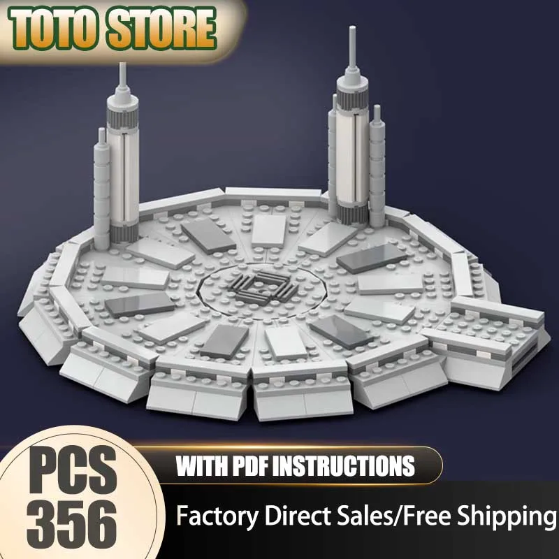 

Popular Star Movie Model Moc Building Blocks Modular Landing Pad Model Technology Brick Assembly Construction Toy Holiday