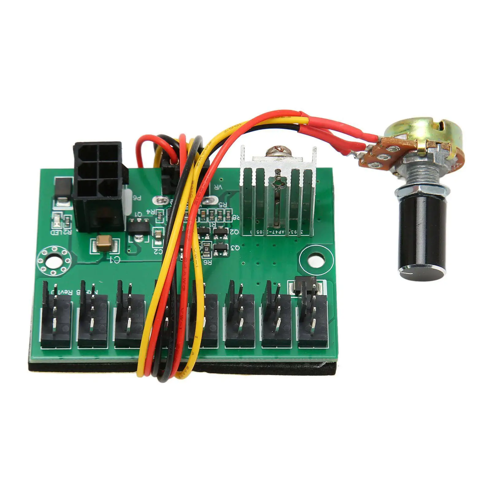 

8-Way DC 12V PWM Fan Hub Speed Controller with 300mm Cable for PC Fans