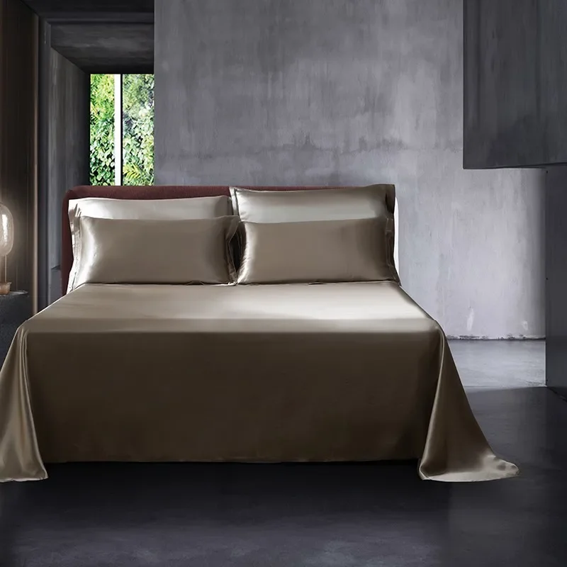 100% Mulberry Silk Duvet Cover Both Sides 22 Momme Nature Silk Bedding set Comfy Soft 1Duvet cover 1bed sheet 2 pillowcases