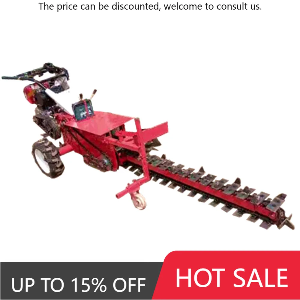 

Small Multi-functional Diesel High Horsepower Chain Ditcher Cable Pipe Ditcher