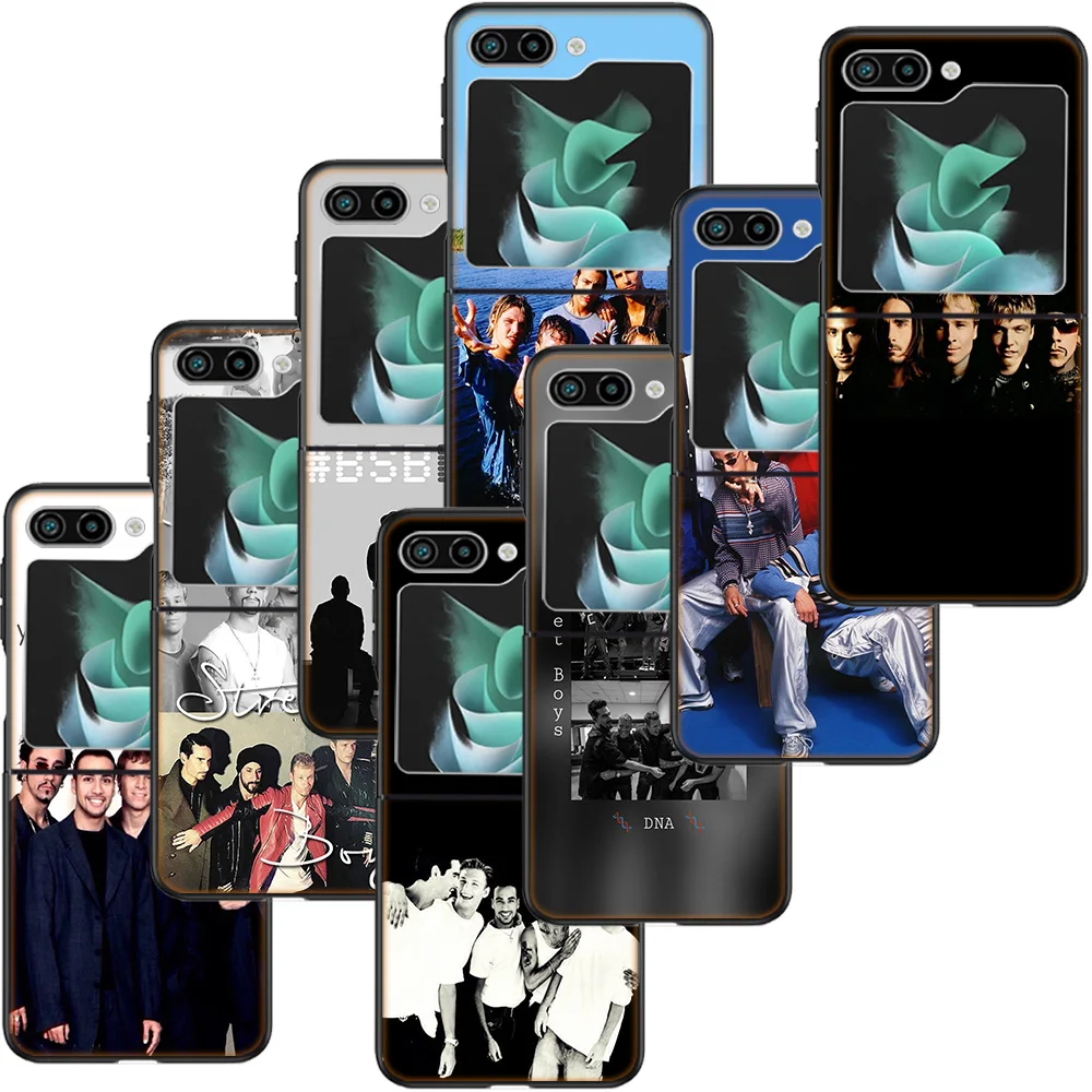 B-Backstreet Boys BSB Soft Clear Phone Case For Samsung Galaxy Z Flip6 5G Flip5 5G Flip4 3 Z Flip Cover Shell Coque Hard PC Cell