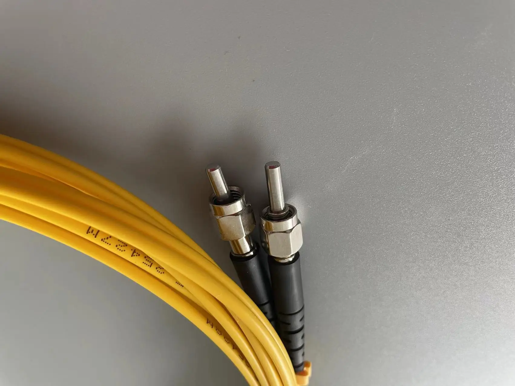 SMA905 to SMA905 SingleMode Duplex Fiber Optic Patch Cable