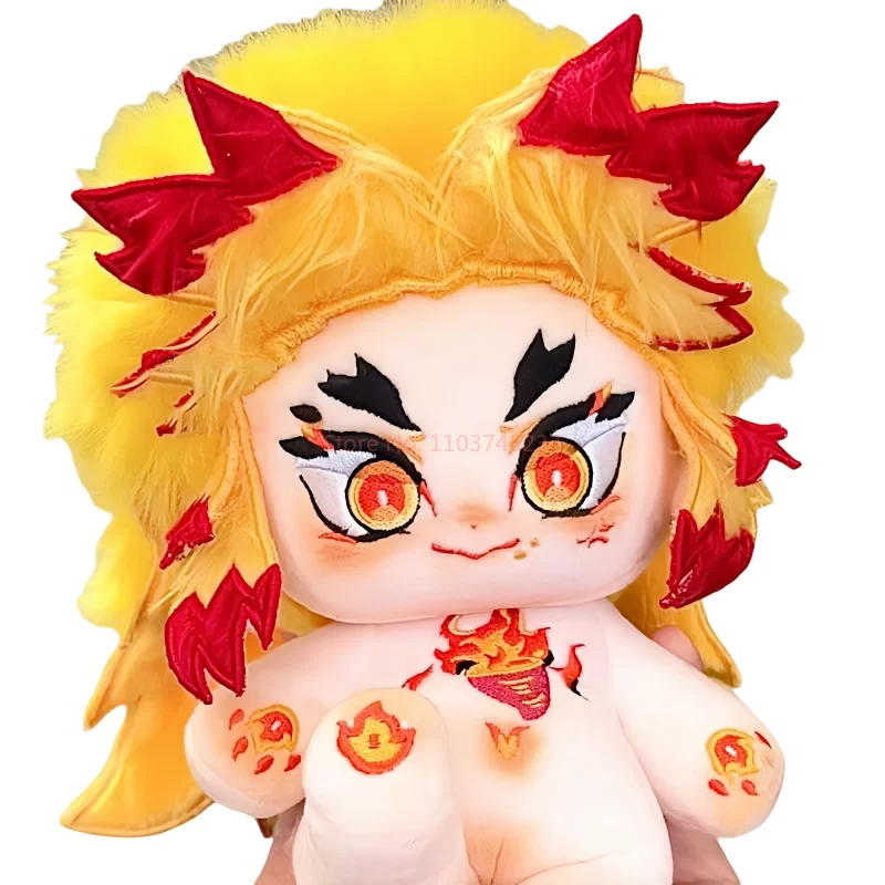 20cm vendita calda Rengoku Kyoujurou peluche Demon Slayer carino Kyoujurou farcito peluche morbido cotone collezione di bambole ornamenti regali