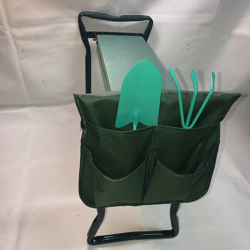 Imagem -03 - Jardim Dobrável Kneeler Stool Tools Bags Trabalho ao ar Livre Joelhos de Armazenamento Portátil Almofada Resistente do Rolamento Kits de Ferramentas de Jardinagem