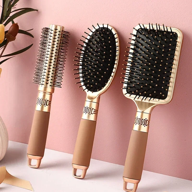 

Salon Straight Smooth Paddle Hair Brush Large Hairdressing All Hair Type Hairbrush Styling Comb Anti Static Airbag Massage Comb
