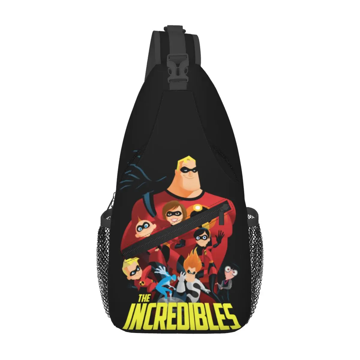 Custom The Incredibles Characters Shoulder Crossbody Chest Backpack Traveling Shoulder Chest Bags Sling Bag Shoulder Backpack