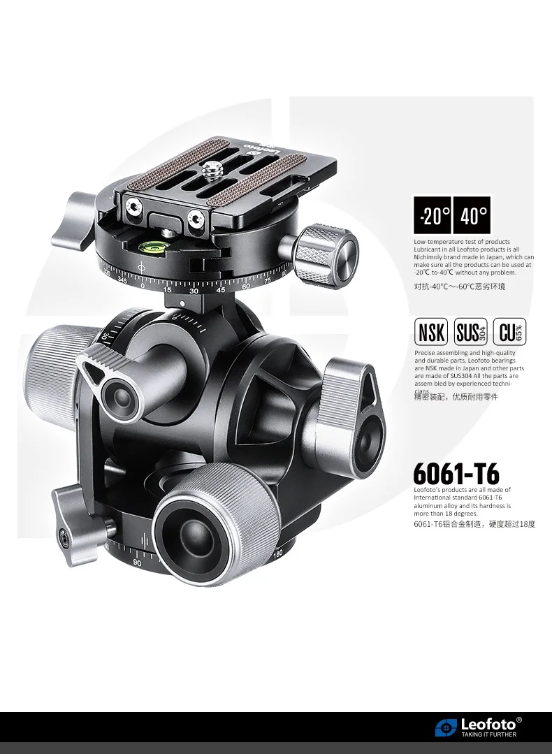 G4 Geared Tripod Head