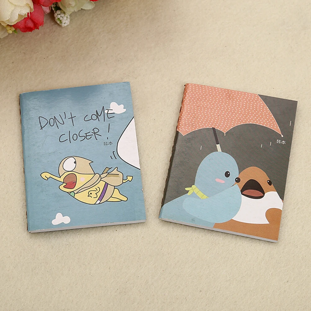 20pages/sheet Retro Notepad Book Korean Lovely Cartoon Image Notebook Vintage For Kids Stationery Height:8cm