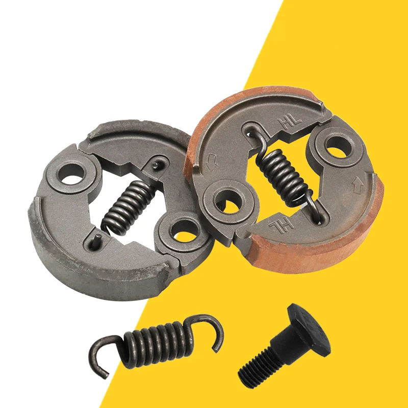 Quality Metal Clutch With Screw Kit For Gasoline Brush Cutter Engine 40-5 430 GX35 139 140 Garden Power Tool Accessories