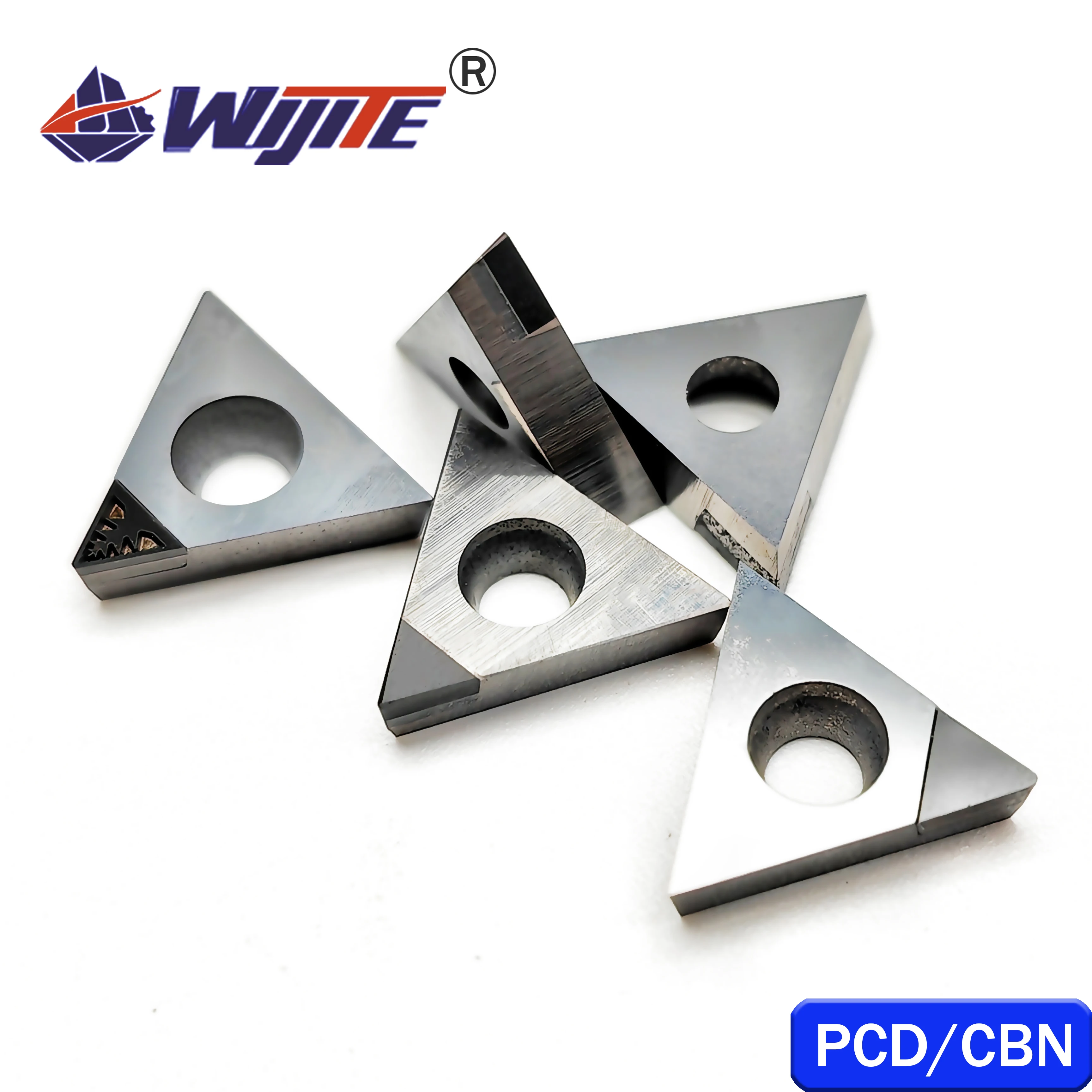 PCD TCMT TCGT TCGW 0902 1102 16T3 CNC Tool Is Used for Aluminum, Copper and Carbon Fiber, Hard Steel Processing with CBN Tools