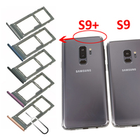 For Samsung Galaxy S9 G960 G960F S9 Plus G965 G965F Phone Housing New SIM Card Adapter And Micro SD Card Tray Holder