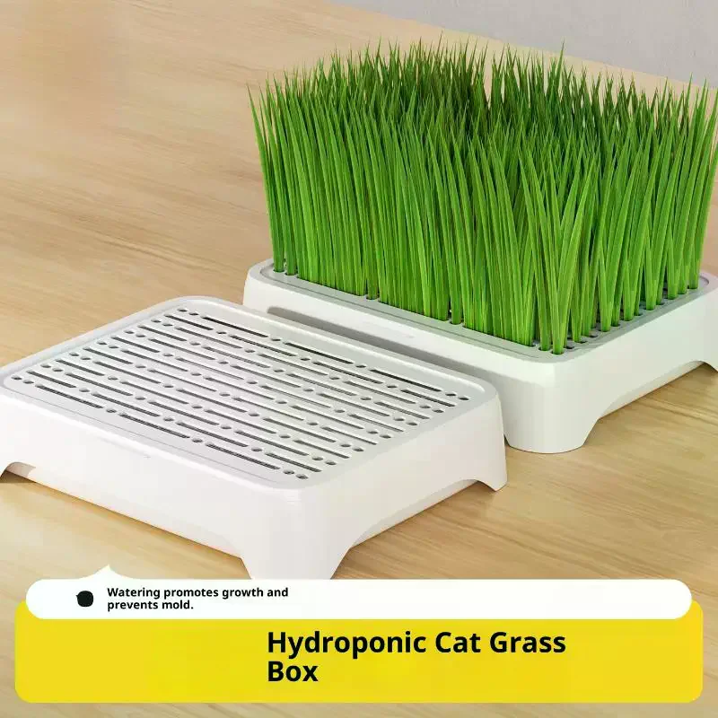 Pet Cat Grass Planting Basin Soilless Culture Wheat Seedling Pot Kitten Grass Hydroponic Device Horticultural Planting Pot
