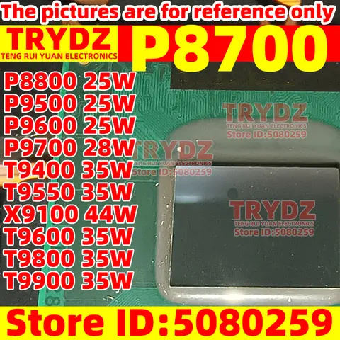 3-1pcs New P8700 P8800 P9500 P9600 P9700 T9400 T9550 T9600 T9800 T9900 X9100