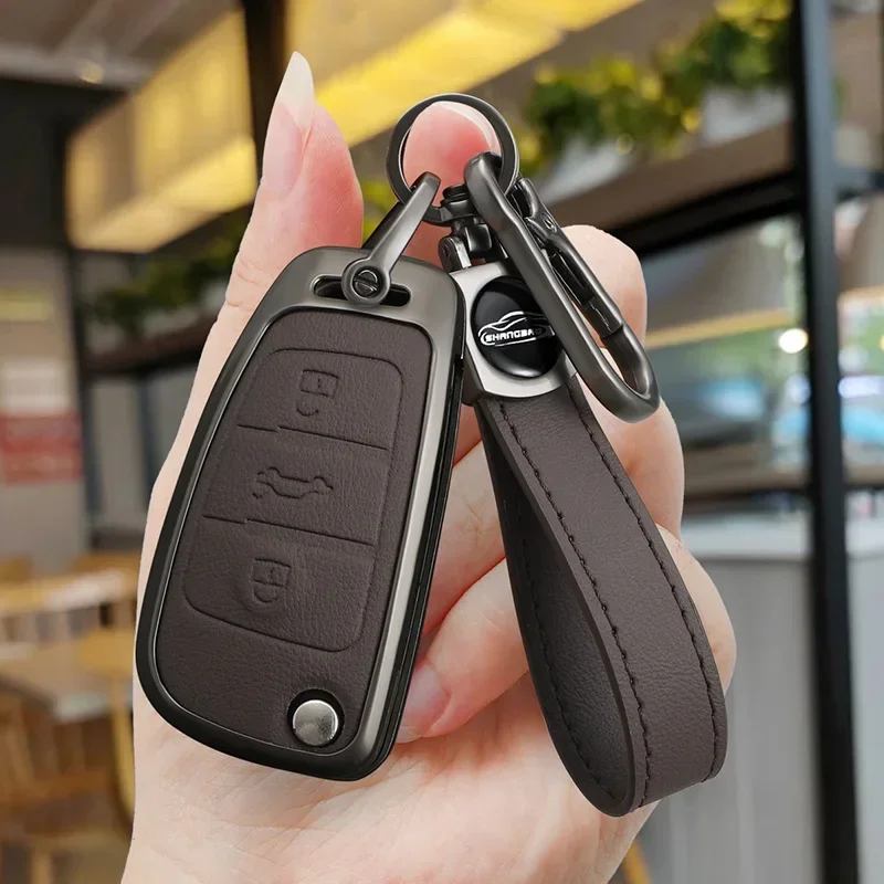 Alloy Car Key Case Cover For For Chery Tiggo 8 PLUS 8 Pro 7 Pro Arrizo 5 PLUS ARRIZO7 E3 E5 A3 A5 Tiggo 2 3 5 3X Fulwin2 Eastar