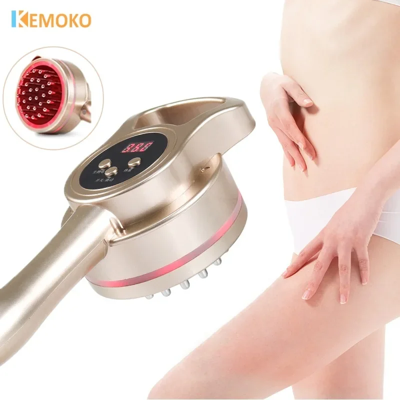 

Electric Meridian Brush Vibrate Microcurrent Hot Compress Scraping Gua Sha Body Massager Lymphatic Drainage Machine Fat Burning