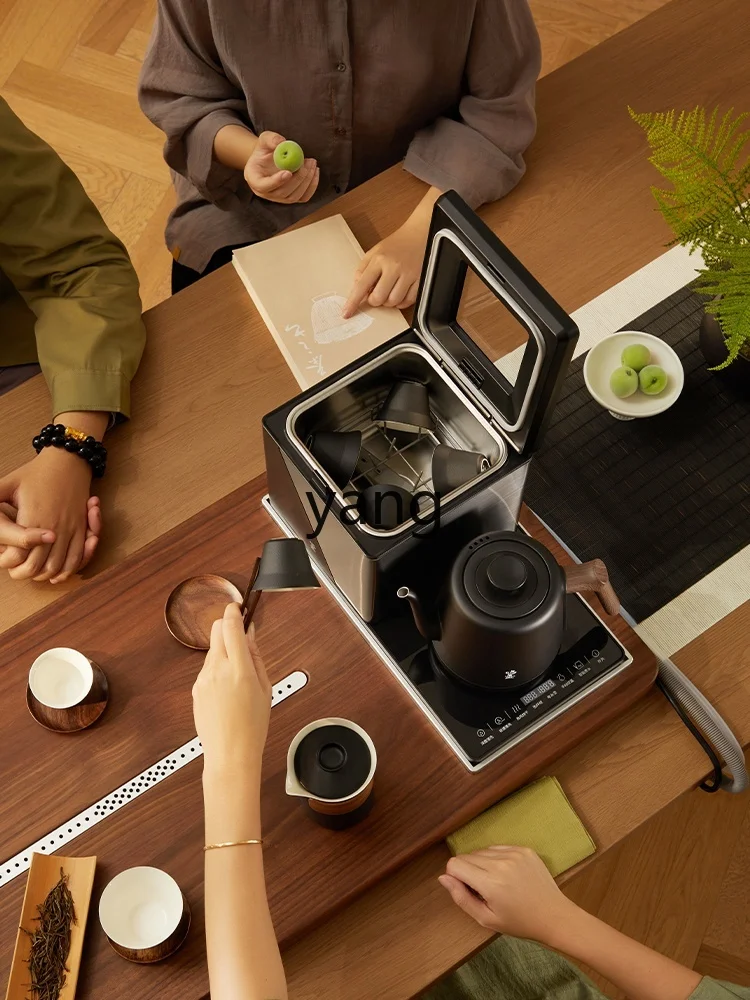 CX Automatic Water Feeding Kettle Tea Table Embedded Integrated Glass Washer view 3