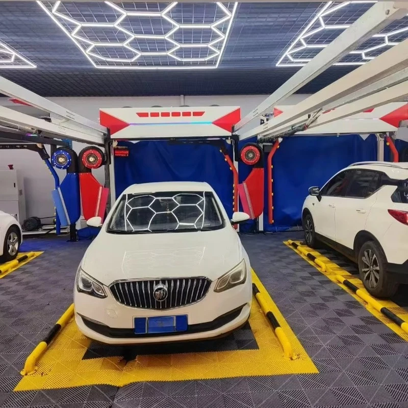 CE Electric Touchless Gantry Car Wash Machine 360 High Pressure Washer Stainless Steel Customizable Gas Station