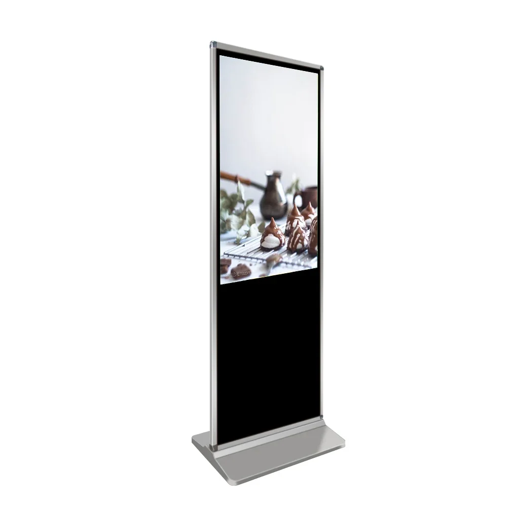 

42 Inch Floor Stand Kiosk Interactive Lcd Screen Commercial Advertising Indoor Free Digital Signage