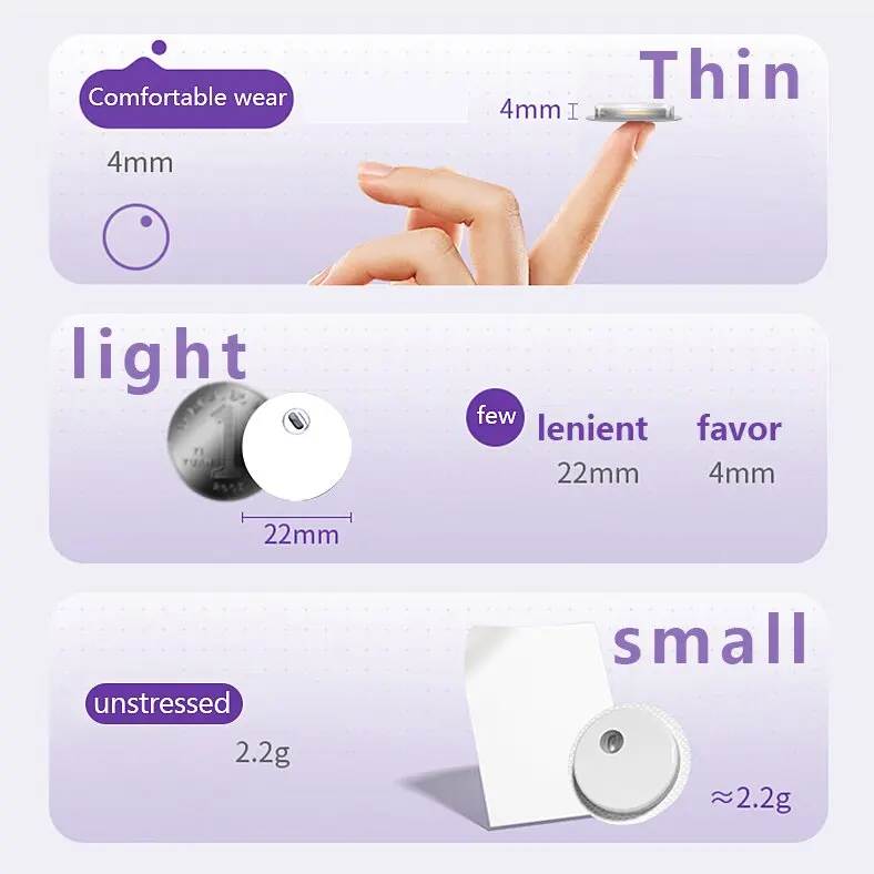 Aidex2 Glucosesensor Linx Continue Bloedglucosemeter Aidex Sensoraccessoire Zonder Punctie Voor Diabetestesten