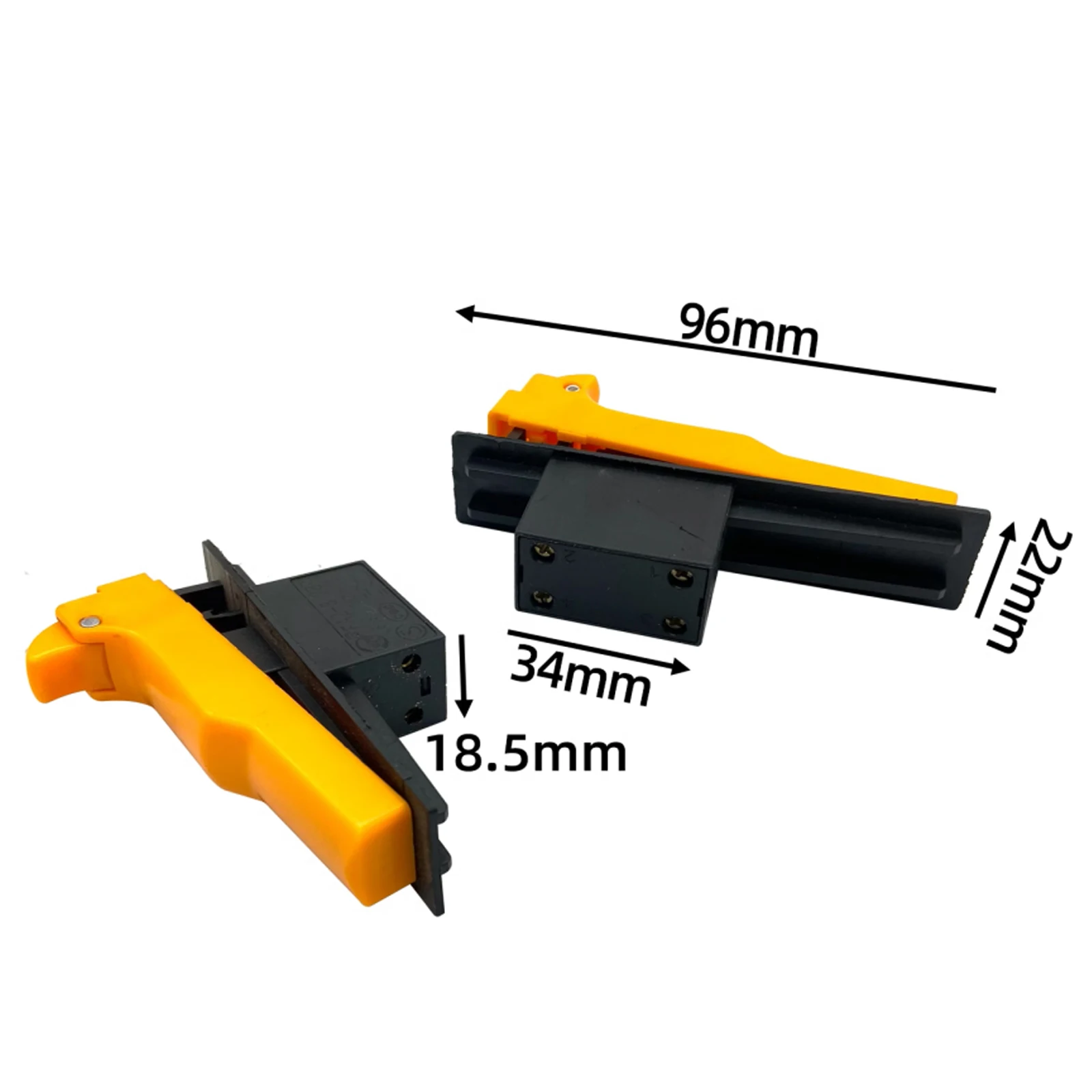 Imagem -06 - Energia Elétrica Gatilho Botão Preto Amarelo Interruptor para 150 Angle Grinder Substituir Danificado Acessórios Antigos Ferramentas Elétricas