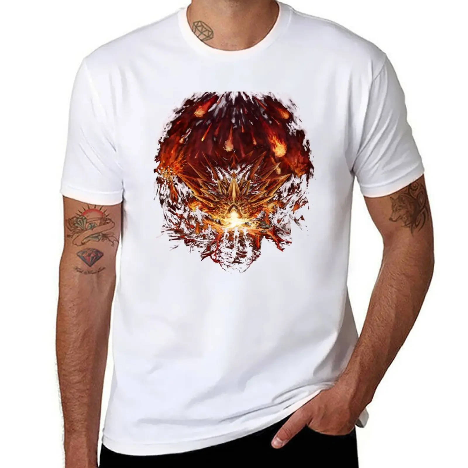 

Chrono Trigger: Fire Rains from the Heavens [Chronicles of Time] T-Shirt t shirt man luxury T-Shirt