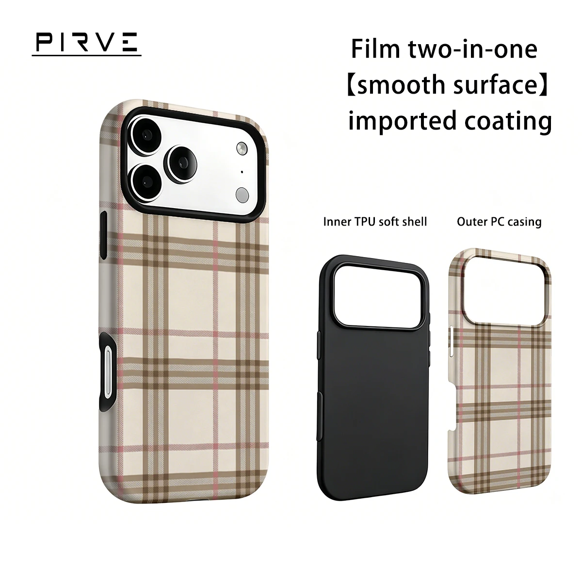 Phone Cases Brown - Korea Film Phone Case For iPhone