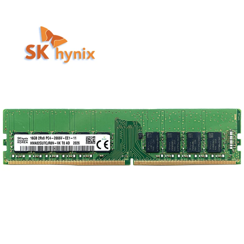 SK Hynix DDR4 16GB 2666MHz RAM 2Rx8 PC4 - 2666V 1.2V Desktop
