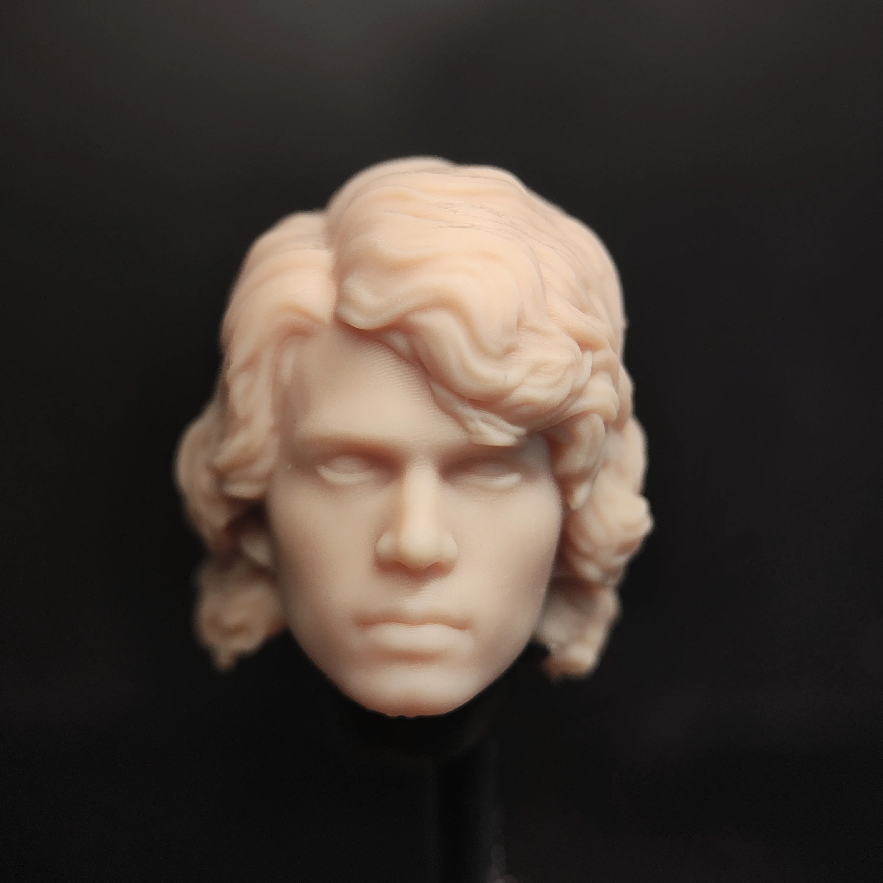 HL1977 DIY Customized 1/18 1/12 1/10 Scale Unpainted Head Sculpt for 3.75