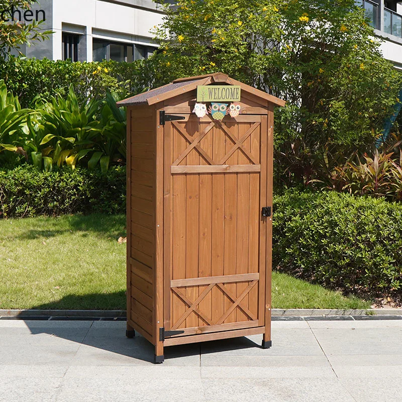 Outdoor Tool House Courtyard Miscellaneous Storage Gap Cabinet Household Balcony Garden Outdoor Storage Cabinet