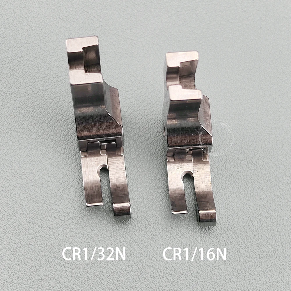 CR1/16N CR1/32N Presser Foot Compensating Presser Foot Right Edge Guide Presser Foot Industrial lockstitch Sewing Machine Parts