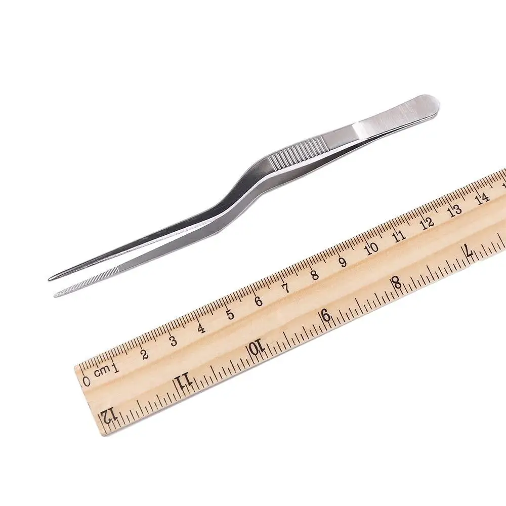 Silver Portable Oral Cleaner Ear Wax Removal Stainless Steel Ear Tweezer Ear Care Tools Nail Clip Ear Cleaning Clip