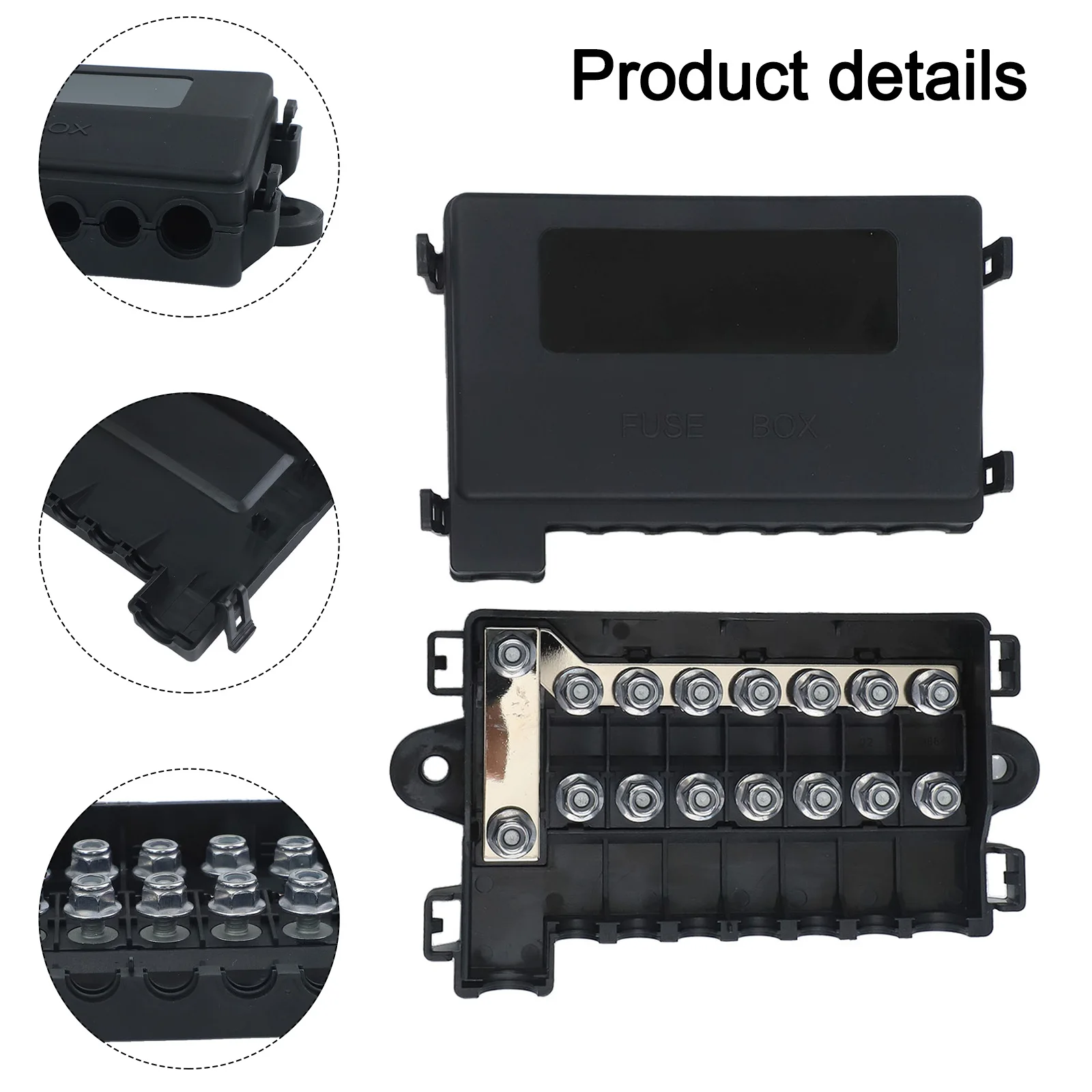 

Автомобильный ремонт 167 мм * 105 мм * 35 мм 32 В блок предохранителей шины автомобильный блок предохранителей заводские характеристики Высокая надежность