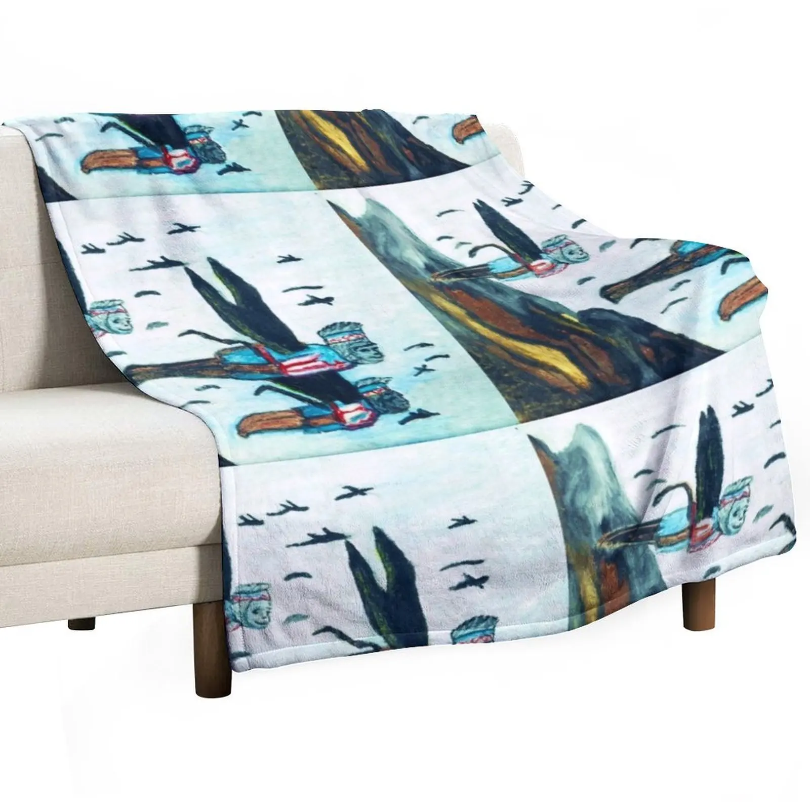 

WIZARD OF OZ FLYING MONKEYS Throw Blanket Stylish Warm Blanket for Living Room Bedroom