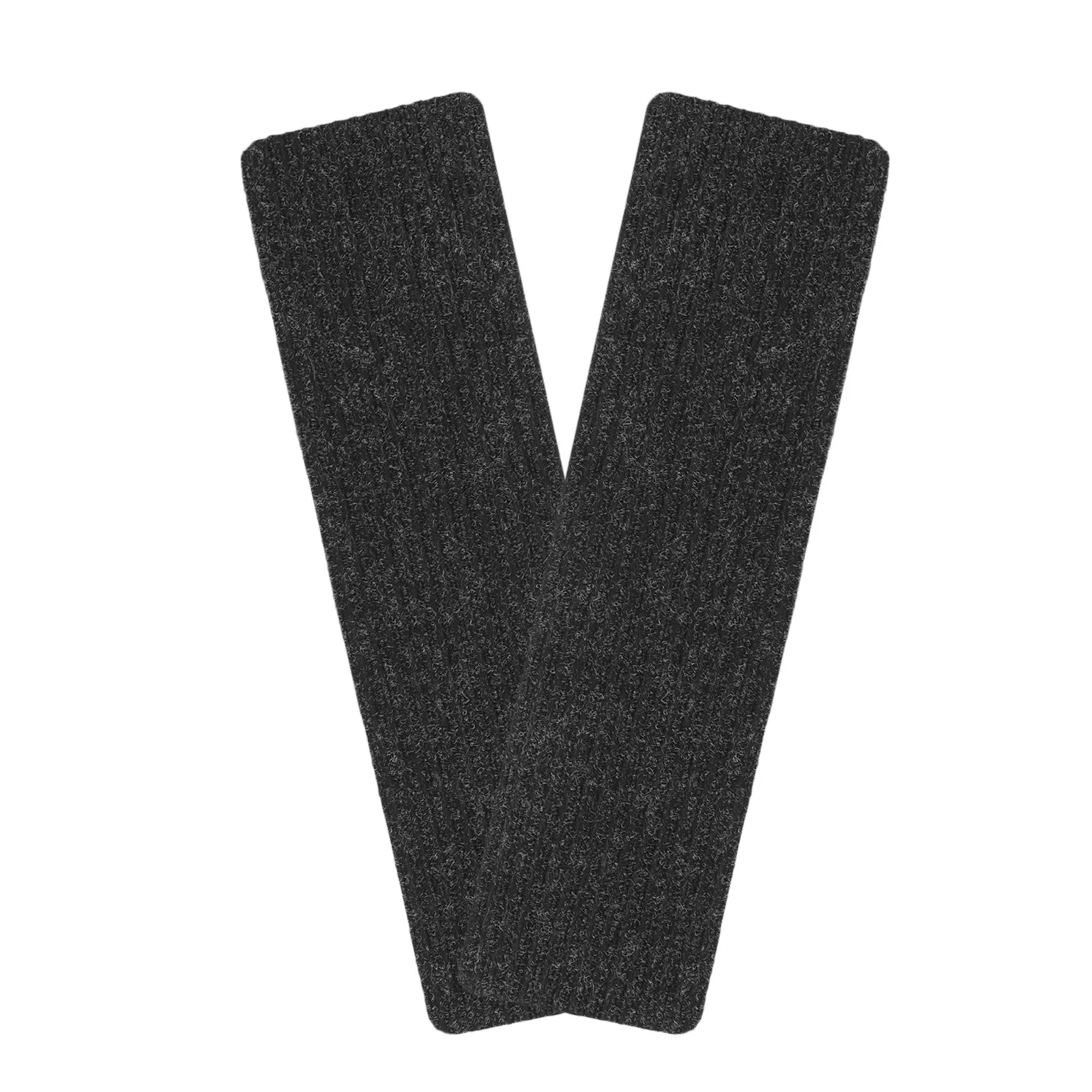 

2pcs Anti-Slip Stair Treads Polyester Self-Adhesive Step Rugs Non-Skid Washable Safety Mats For Kids Pets Household Use Building