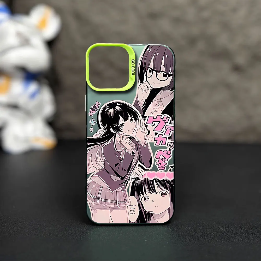 Kawaii Anime Girl Alya Printstream Phone Case for iPhone 12 11 13 IMD 14 15 16 Max Pro Plus Laser Cover