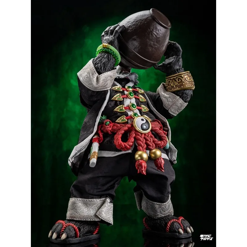 MetyToys Original Panda Man Cloud Traveler Wu Qinglie livré avec une offre spéciale : poupée mobile lumineuse, modèle de jouet fait à la main, cadeau