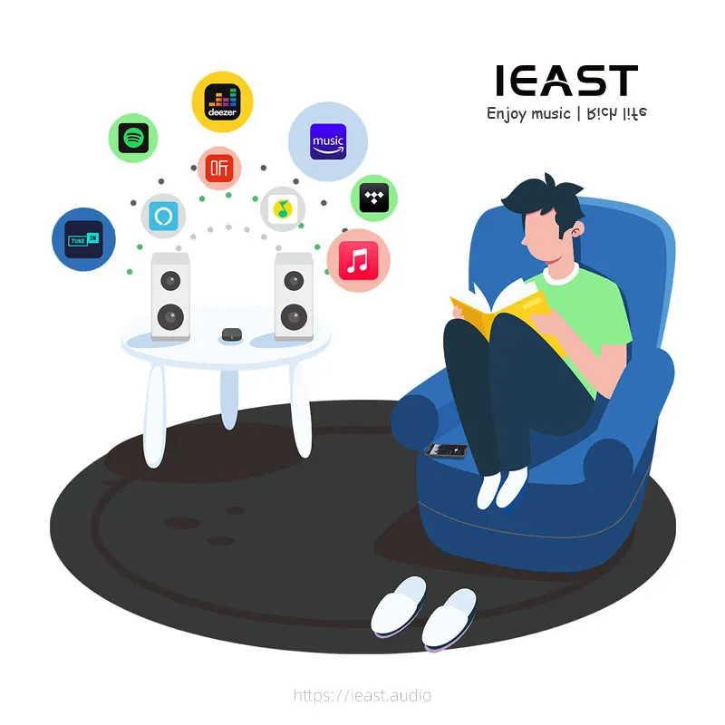 Imagem -06 - Ieast-audiocast Pro M20 Receptor Áudio sem Fio Wifi Airplay Multi-room Bluetooth 5.0 Caixa de Música Sistema Hifi Tadil Pandora Maré