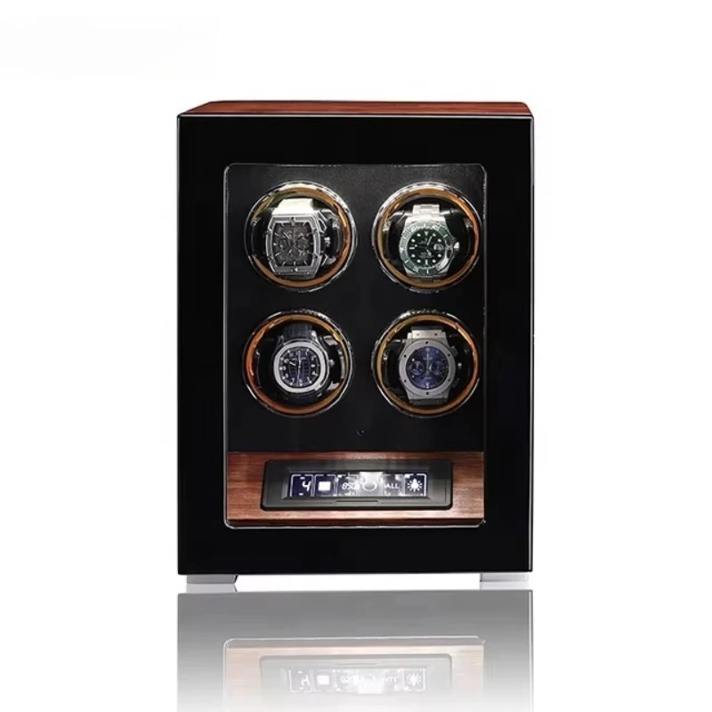 Luxury Wooden Watch Winder 2 4 6 9 12 Watches Storage Box Mechanical Watch Automatic Chainer Home Storage Box